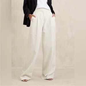 BANANA REPUBLIC TENCEL-LINEN BLEND
WIDE-LEG PANT NWT SIZE 10